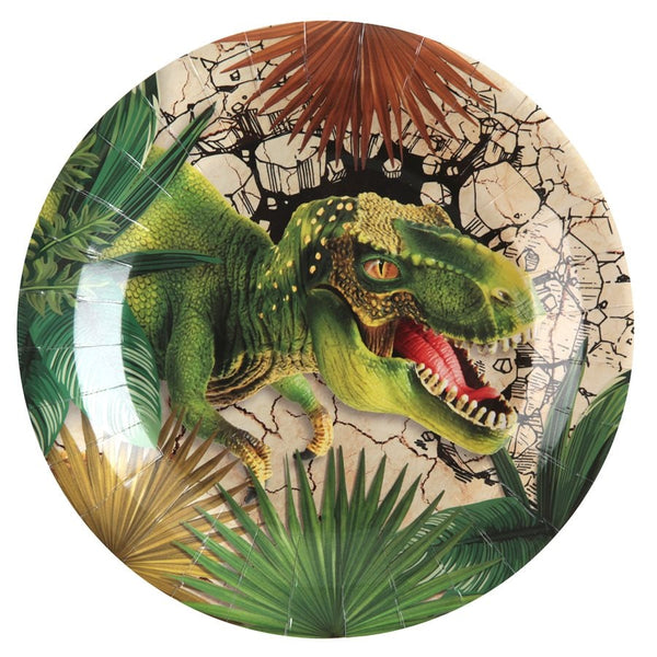 10 assiettes dinosaure