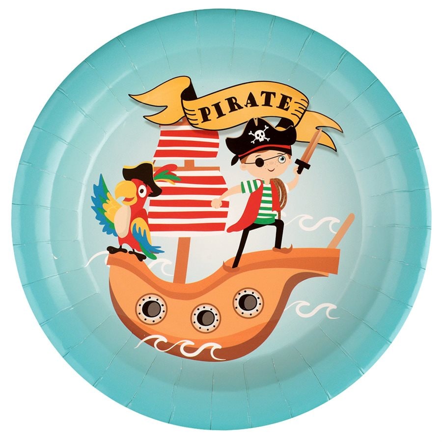 10 assiettes pirate