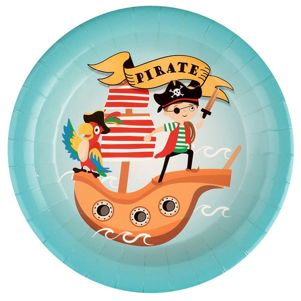10 assiettes pirate
