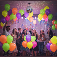 10 ballons fluo, 26 cm — vue 2