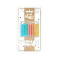 10 bougies d'anniversaire pailletées — vue 2