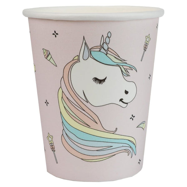 10 gobelets licorne