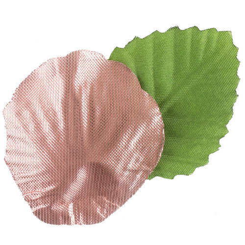 100 pétales métallisés avec feuilles, or, argent ou rose gold — vue 2
