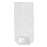 100 sachets cellophane transparents à fond carton