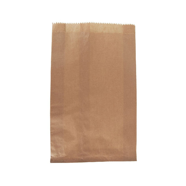 100 sacs kraft brun 22 x 9 x 34 cm