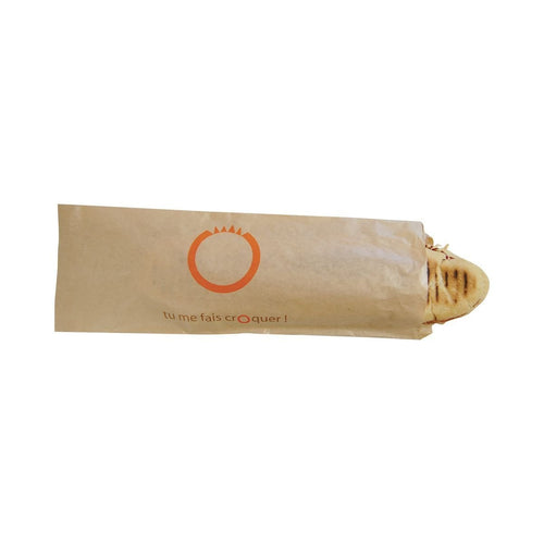 1 000 sacs panini kraft 12 x 35 cm