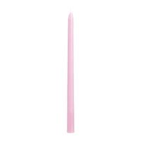 2 bougies flambeau 30 cm — Rose pastel