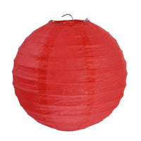 2 lanternes boules 20 cm, blanc, rose ou rouge — vue 3