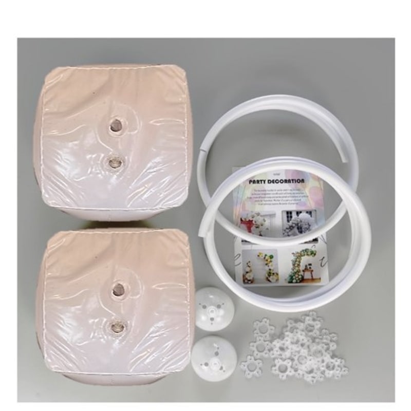 2 supports à ballons en boucle, 2,5 m et 1,5 m — vue 2