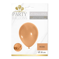 20 ballons pastel 30 cm, 6 coloris — vue 3
