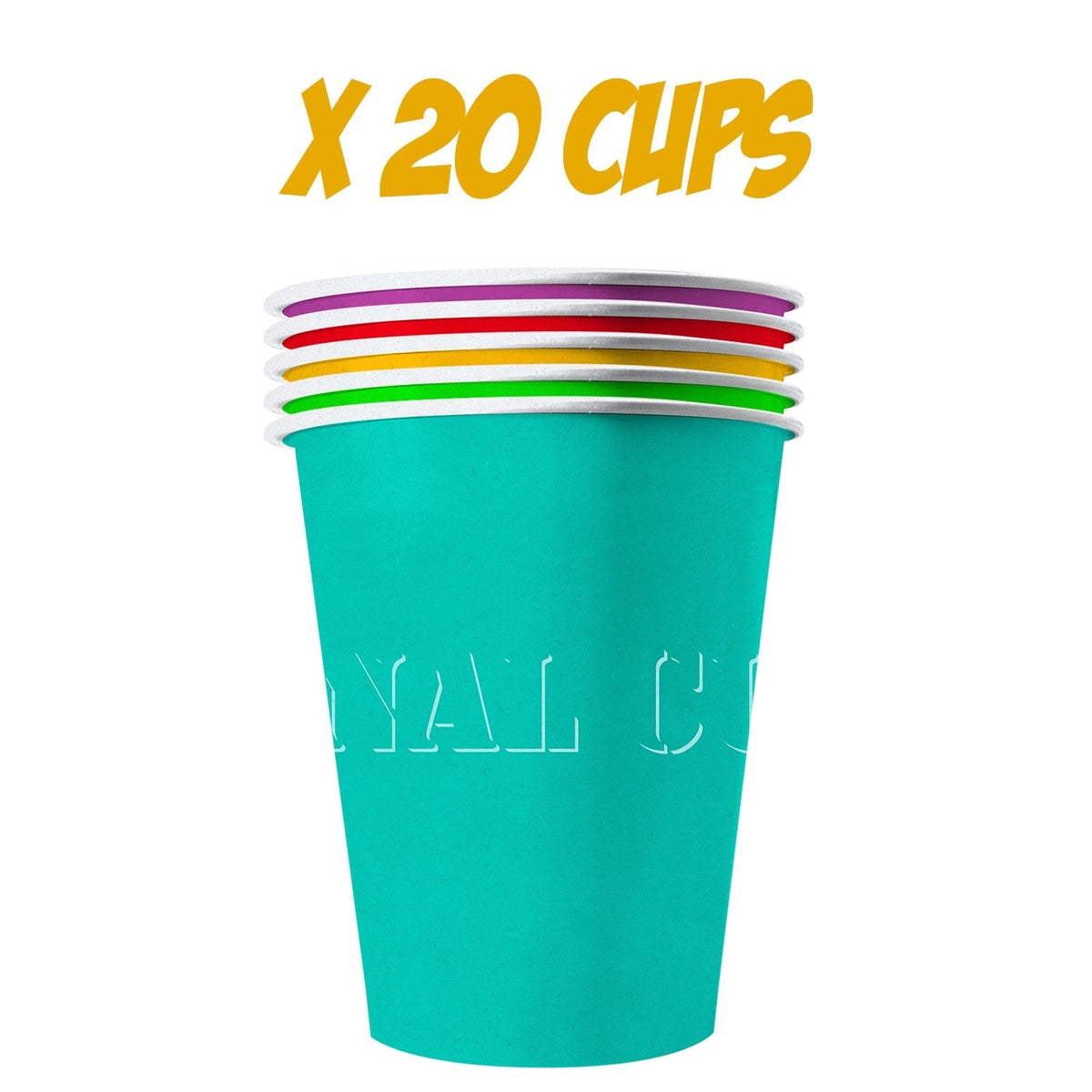 20 gobelets en carton 53 cl — vue 6