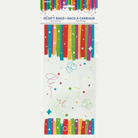 20 sachets cellophane arc-en-ciel — vue 3