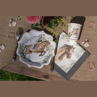20 serviettes cheval — vue 2