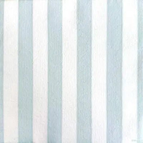 20 serviettes intissé Rayure bleu gris, 40 x 40 cm