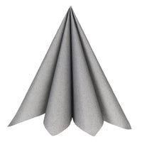 20 serviettes non tissées 40 cm, 7 couleurs