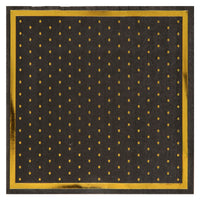 20 serviettes à pois dorés, noir ou rouge