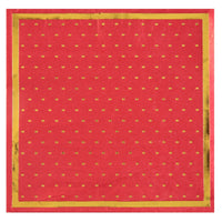 20 serviettes à pois dorés, noir ou rouge — vue 2