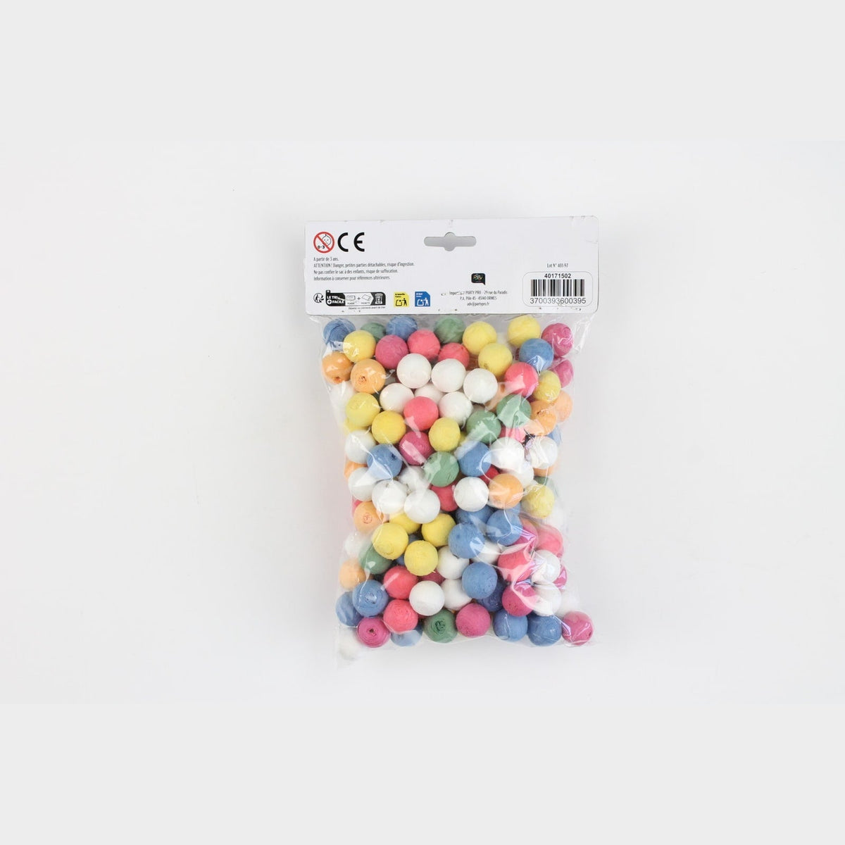 200 boules dancing multicolores — vue 2