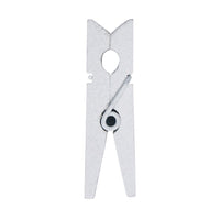 24 mini pinces en bois 2,5 cm, blanc ou naturel