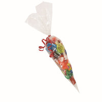 25 sachets cellophane en cône, 36 x 15 cm