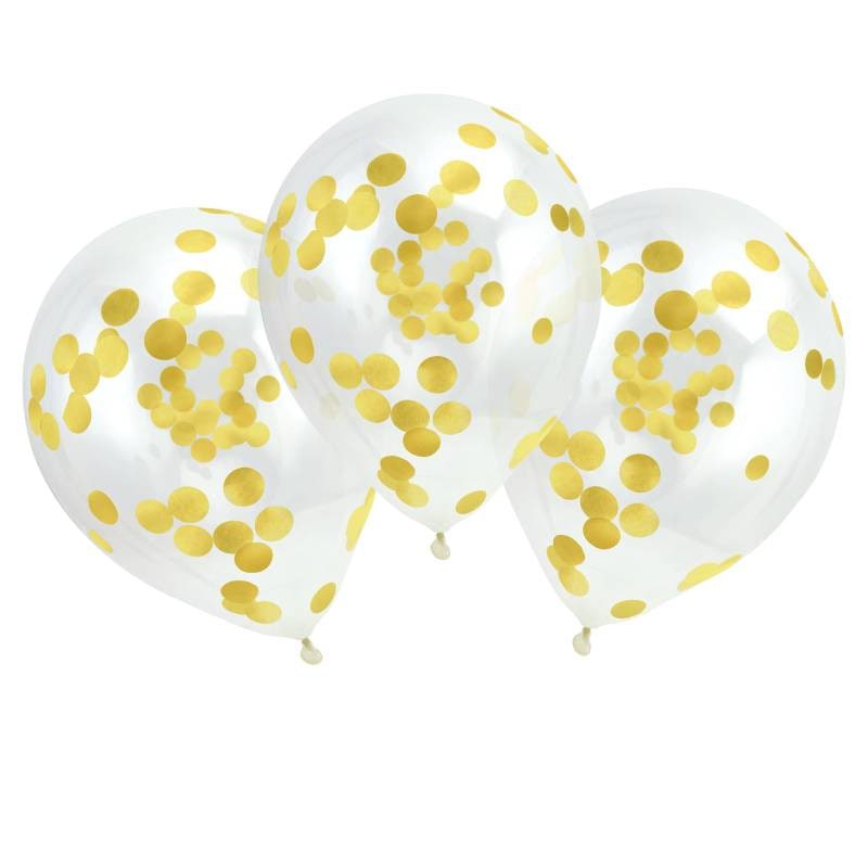 3 ballons à confettis, 30 cm — vue 4