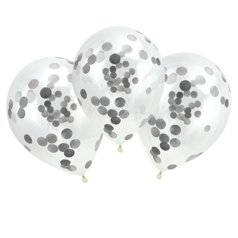 3 ballons à confettis, 30 cm — vue 6