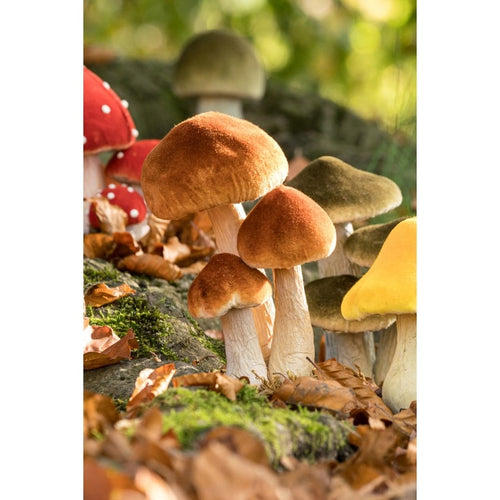 3 champignons sur socle en mousse — vue 2