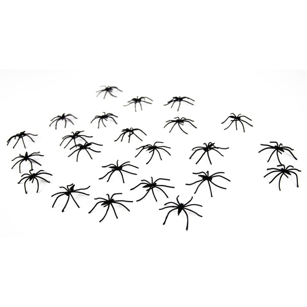 30 araignées en plastique