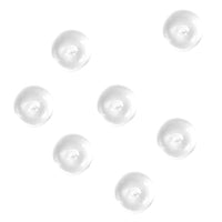 300 perles de pluie 7 mm, blanc, rouge ou fuchsia