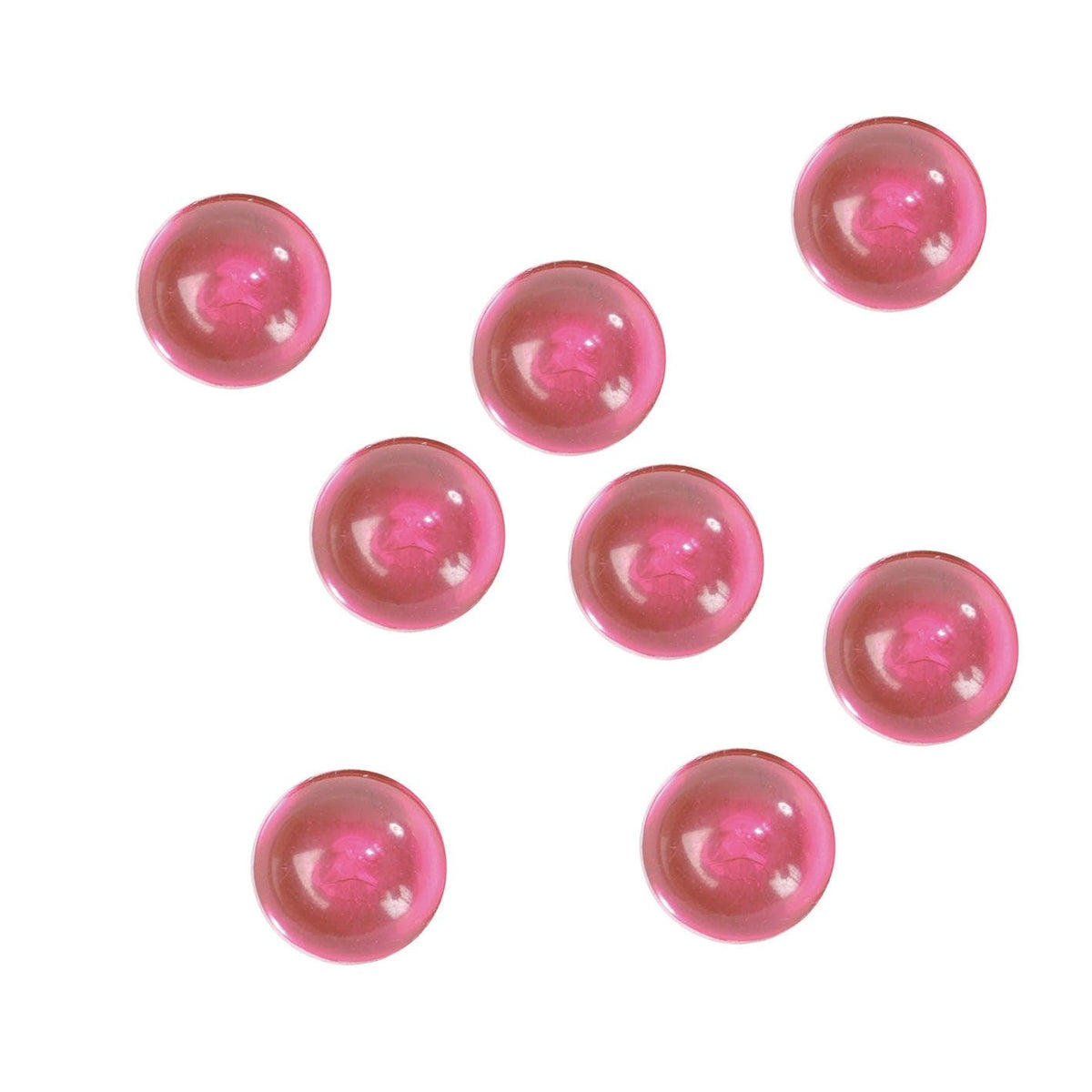 300 perles de pluie 7 mm, blanc, rouge ou fuchsia — vue 2