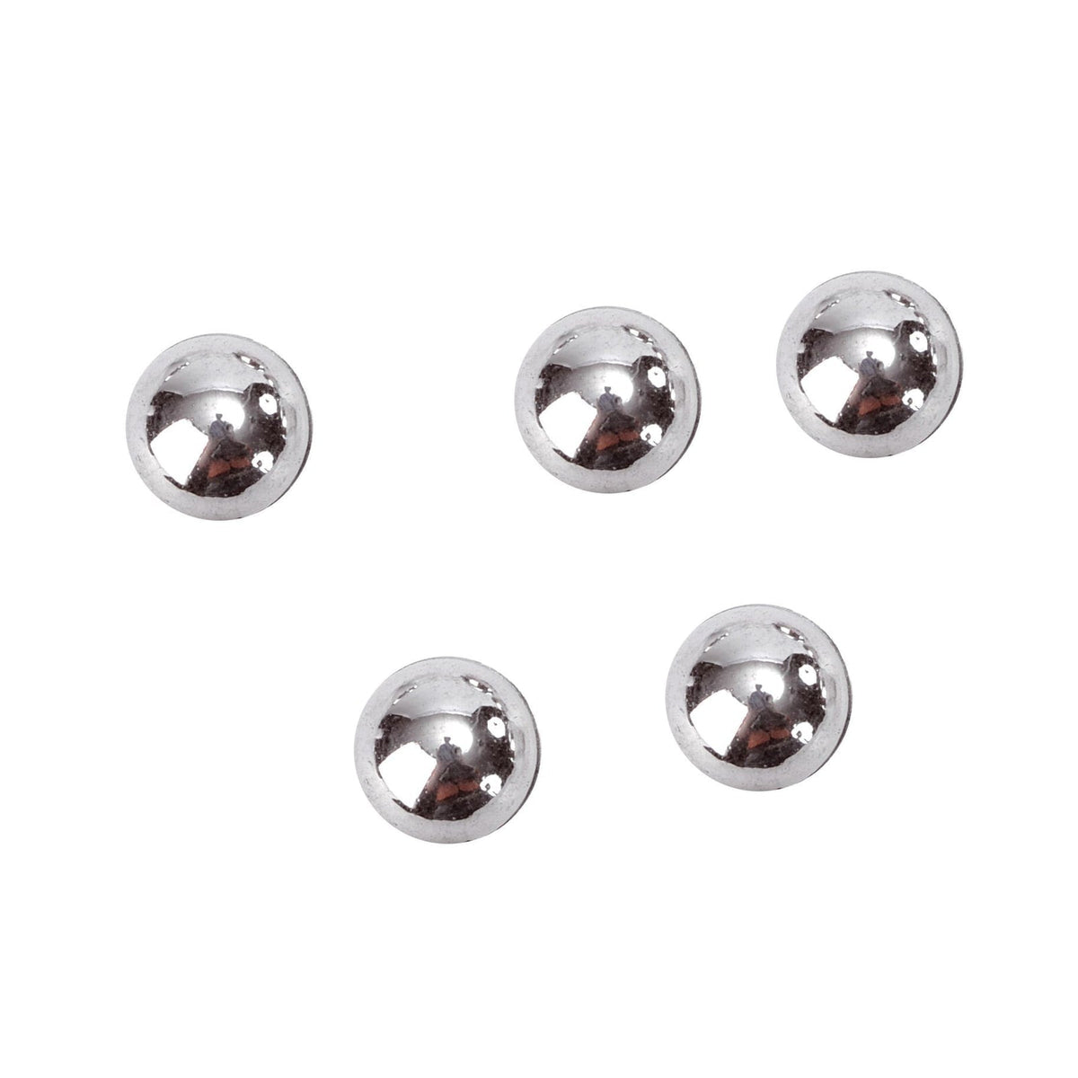 300 perles de pluie métallisées 7 mm, or, argent ou rose gold