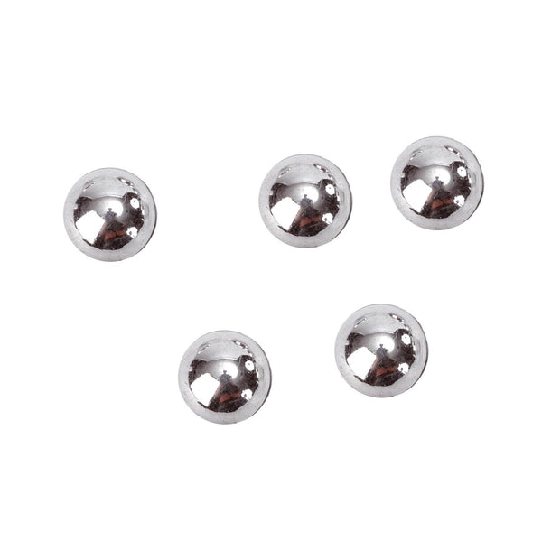 300 perles de pluie métallisées 7 mm, or, argent ou rose gold