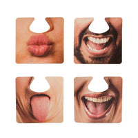 4 bouches rigolotes pour photobooth