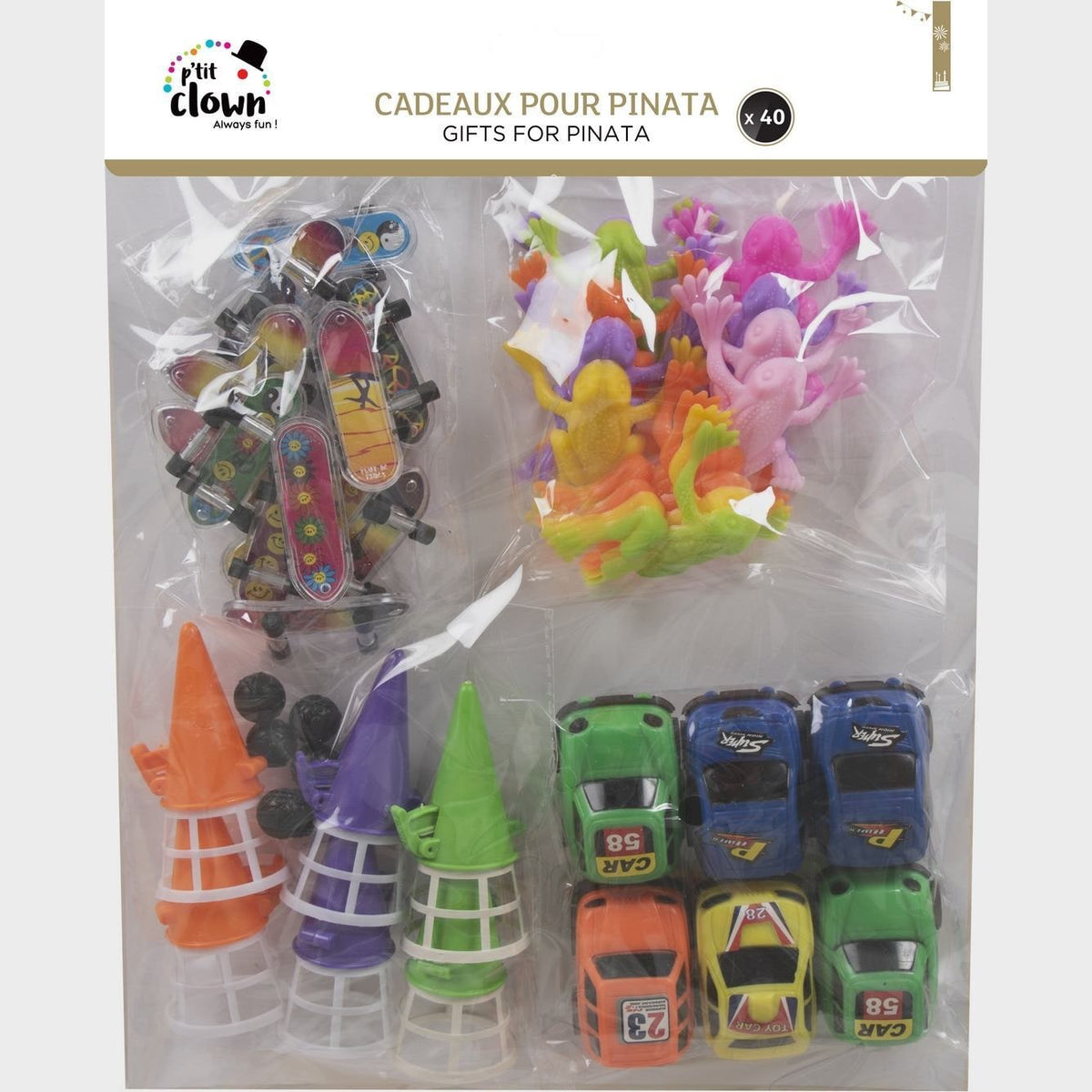 40 cadeaux pour piñata, garçon ou fille — vue 2