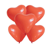 5 ballons cœur, 26 cm — vue 2