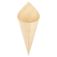 50 cornets en bois, 17 cm