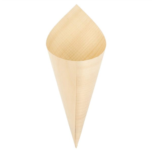 50 cornets en bois, 17 cm