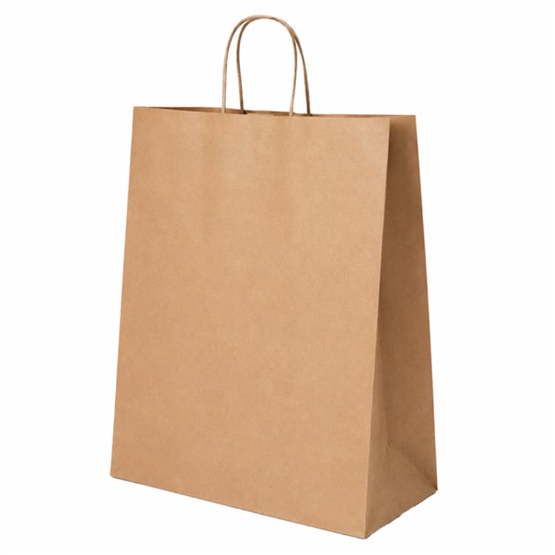 50 sacs kraft bruns à anses, 4 tailles — vue 4