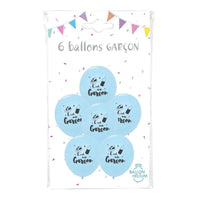 6 ballons « C'est un garçon », 30 cm — vue 2