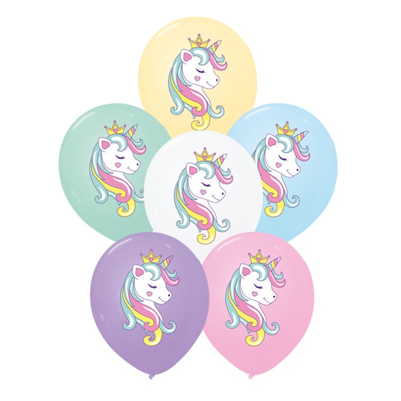 6 ballons licorne — vue 2