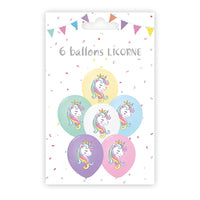 6 ballons licorne — vue 3