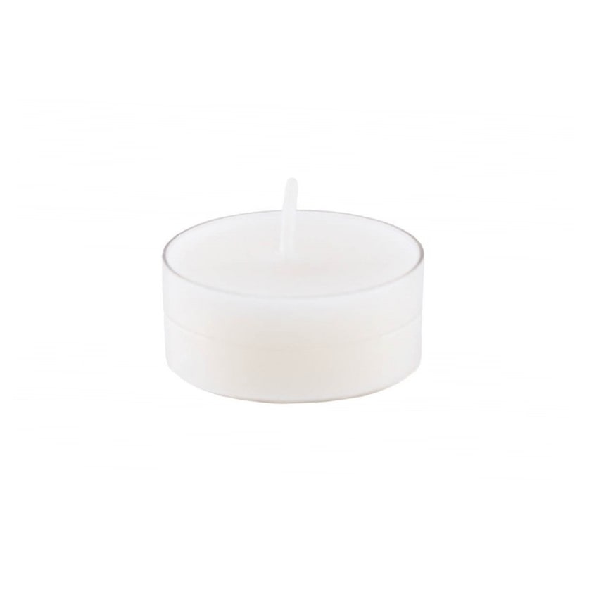 6 bougies chauffe-plat blanches, 4 h