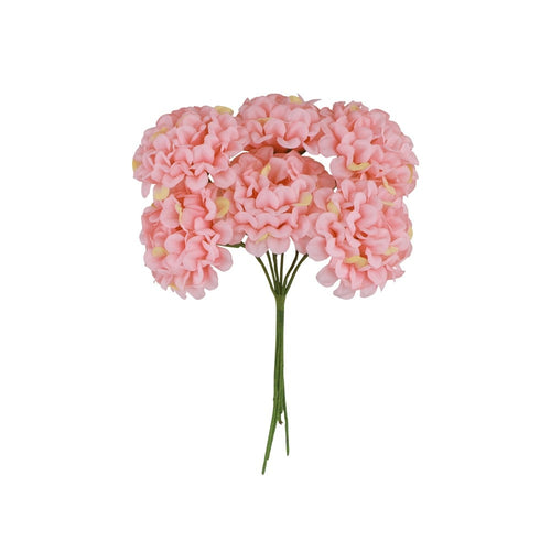 6 mini hortensias