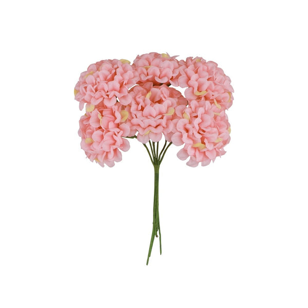 6 mini hortensias