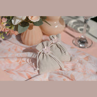 6 sachets en tissu naturel, 7,5 x 10 cm — vue 2