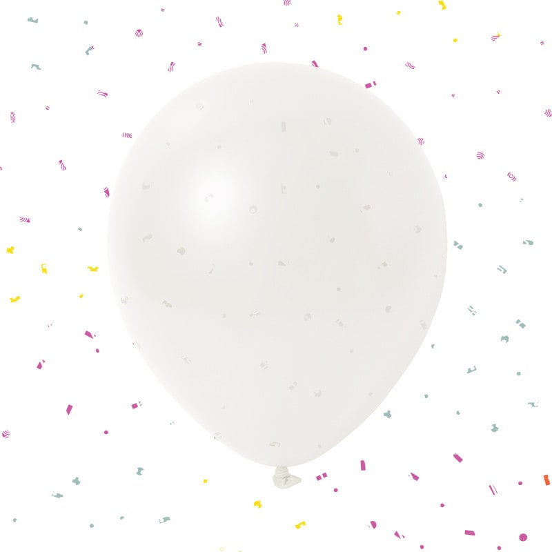 8 ballons transparents, 30 cm — vue 2