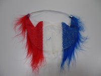 Barbe tricolore bleu blanc rouge à élastique — visuel 4