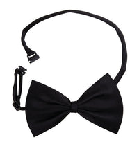 Nœud papillon noir à élastique, aussi porté en serre-tête