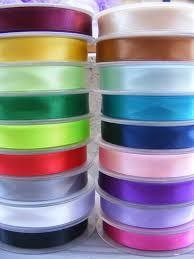 Ruban satin 6 mm × 25 m, coloris au choix