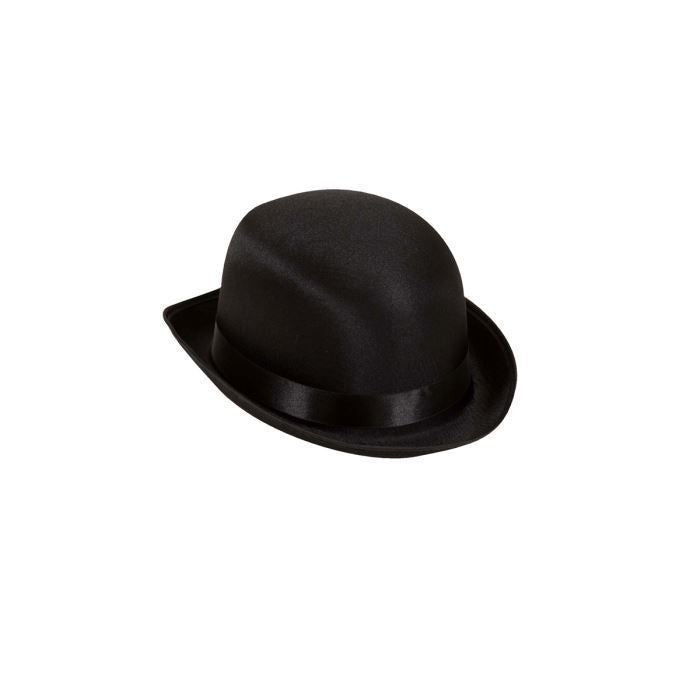 Chapeau melon en satin, finition brillante — visuel 2